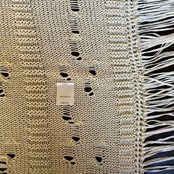 NWT Pholya boho vest size S color ecru